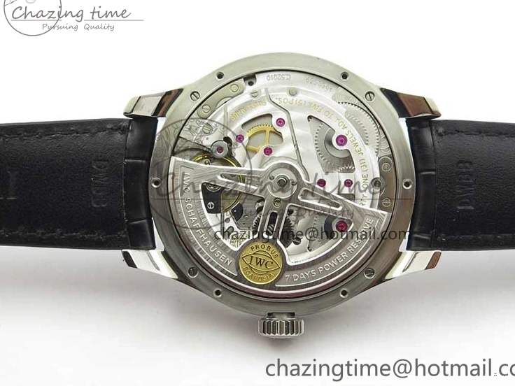 MIROTIME 1230 Portuguese Real PR Real Annual Calendar IW503510 ZF 1:1 Best Edition Green Dial on Black Leather Strap A QuickDry 7097